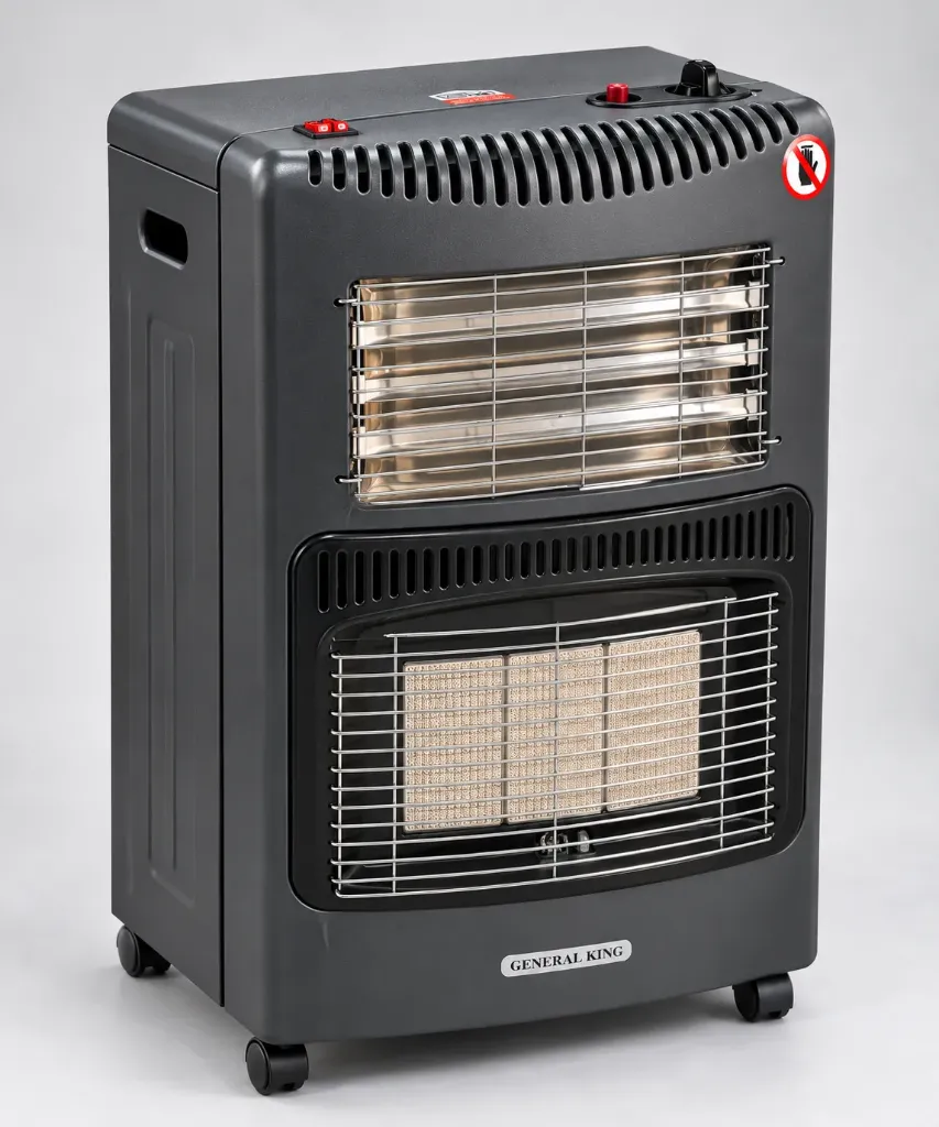 GENERAL KING KA91GKS-3400 GAS & ELECTRIC CERAMIC HEATER