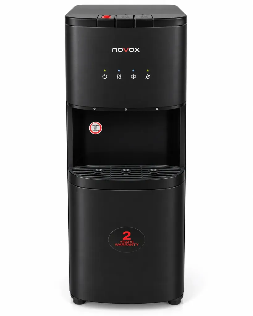 NOVOX NWD-T25B BOTTOM-LOAD HOT & COLD WATER DISPENSER - BLACK