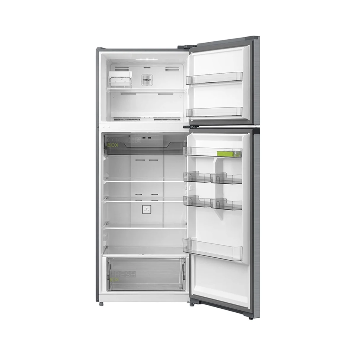 Midea 465L 20ft Top-Mount No Frost Quattro Inverter Refrigerator, Bru Steel – MDRT645MTE46D