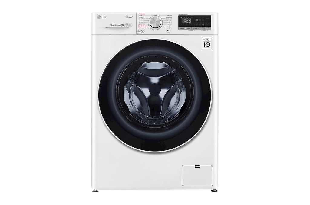 LG 1400rpm Front-Load Washing Machine, White – WV4149WVG