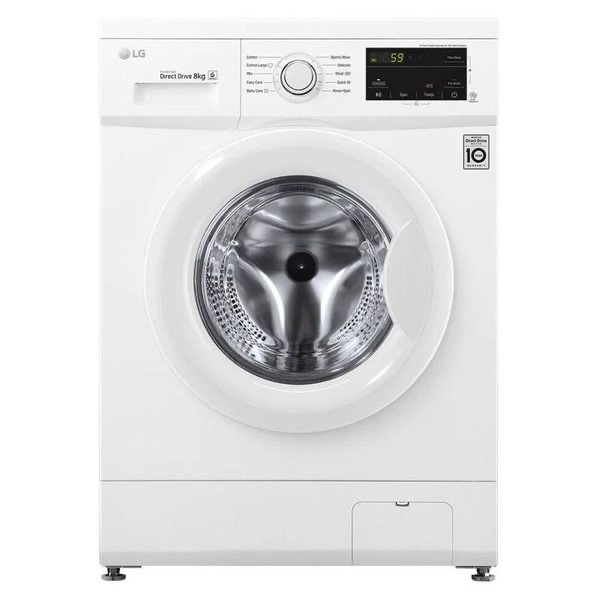 LG 1200rpm Front-Load Washing Machine, White – WJ3H20WTG