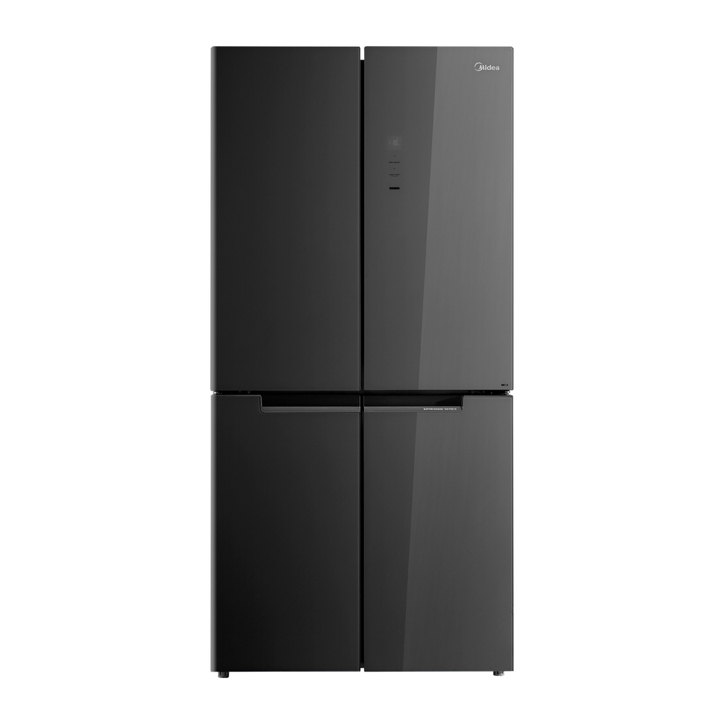 Midea 490L Four-Door No Frost Quattro Inverter Refrigerator, Black – MDRF632FIG63D