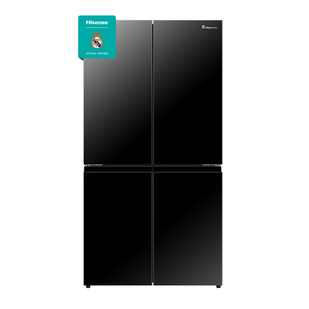 Hisense 583L 26CFT Four-Door No Frost Inverter Refrigerator, Black – RQ5G728NAB