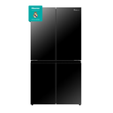 Hisense 583L 26CFT Four-Door No Frost Inverter Refrigerator, Black – RQ5G728NAB