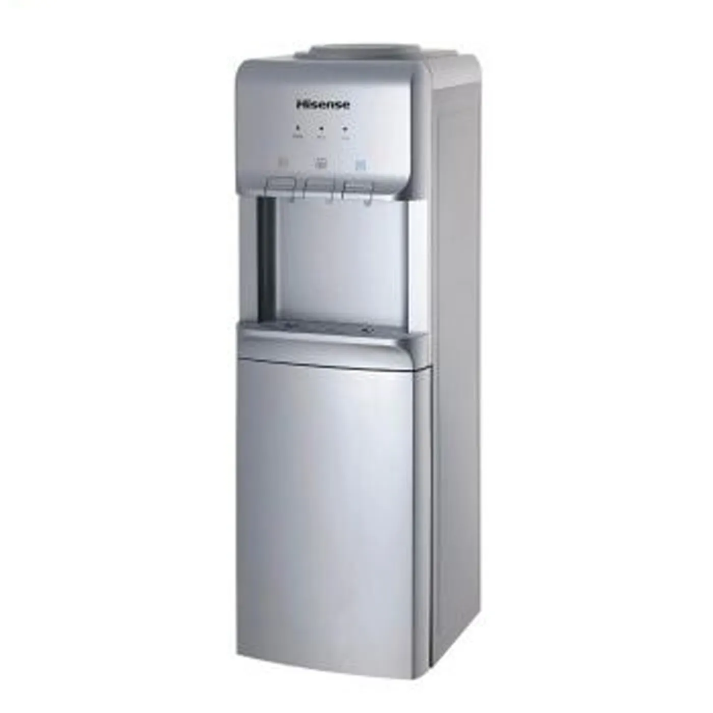 Hisense Top-Load 3-Faucet Cabinet Water Dispenser, Silver – H96WDTS3S1