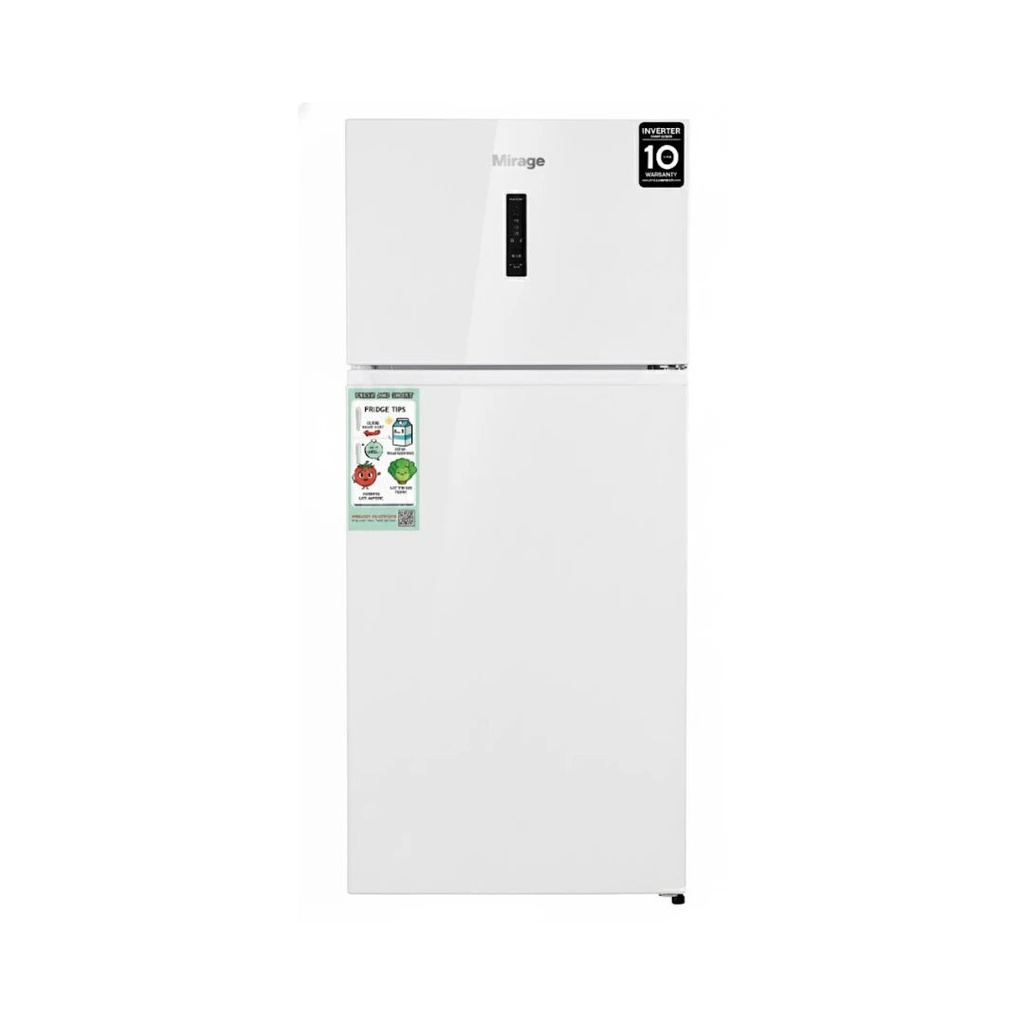 Mirage Top-Mount No Frost Inverter Refrigerator, White – MR-FRN640INV-W