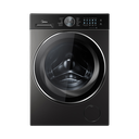 Midea 10kg 1400rpm Quattro Inverter Front-Load Washing Machine, Titanium – MF210W100WB/T-LB