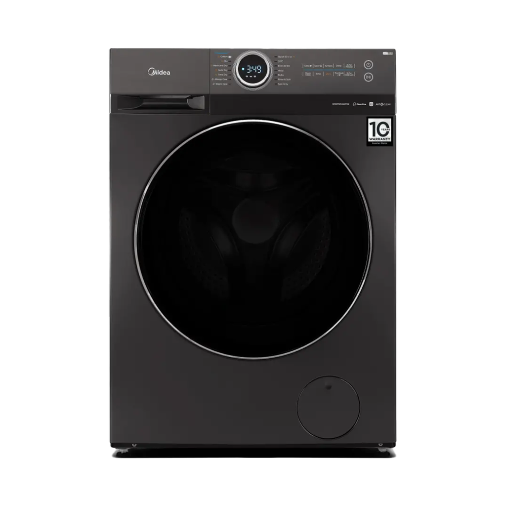 Midea 8kg Wash / 6kg Dry 1400rpm Quattro Inverter Washer-Dryer – MF200D80WB/T-GCC