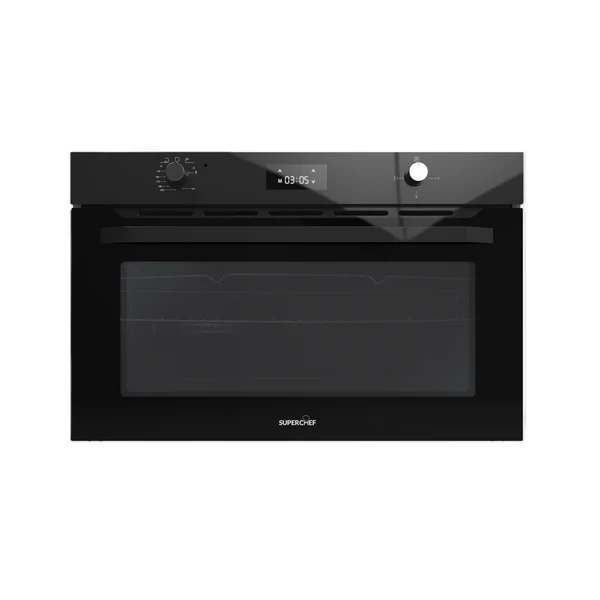 Superchef 90cm Gas Built-In Oven, Black – DO-90 GGF GLASS