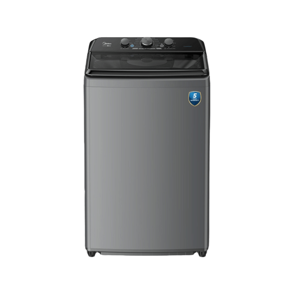 Midea 18kg Inverter Top-Load Washing Machine, Silver – MA500W180/G