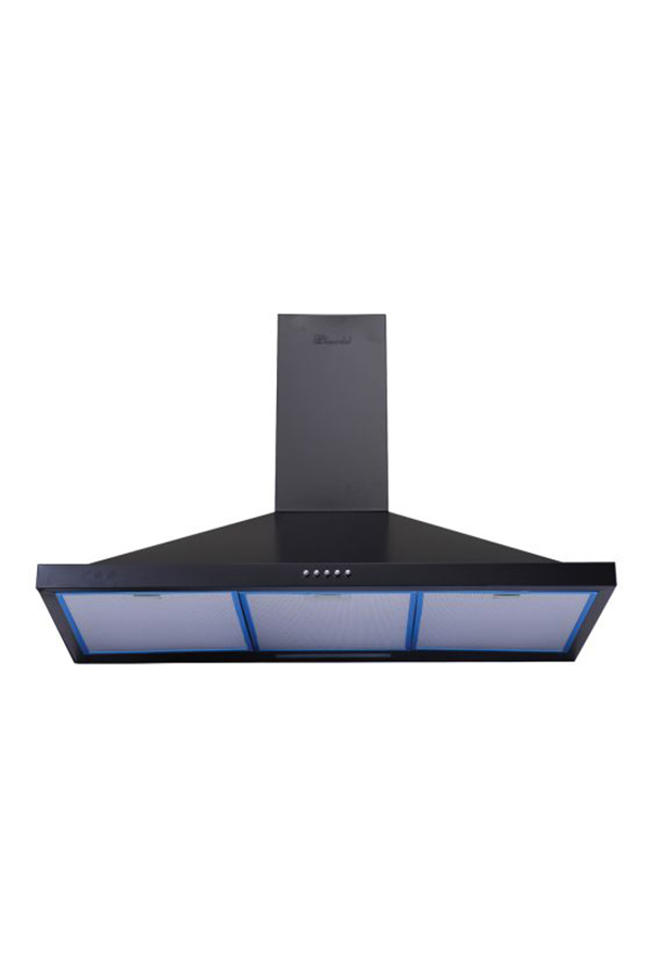Superchef 90cm 650m³/h Cooker Hood, Black – TERAA 90 BL