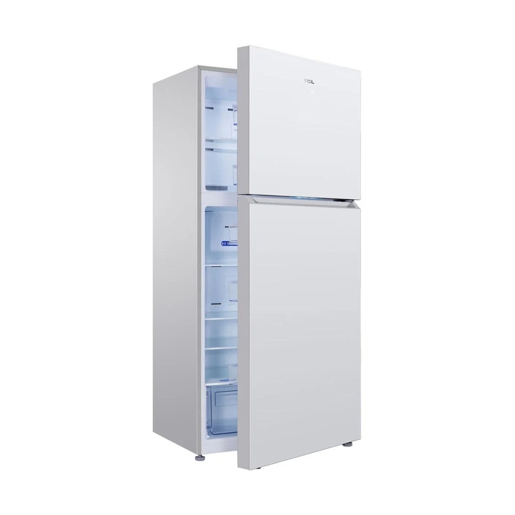 TCL 370L Top-Mount No Frost Refrigerator, White – P480TMW