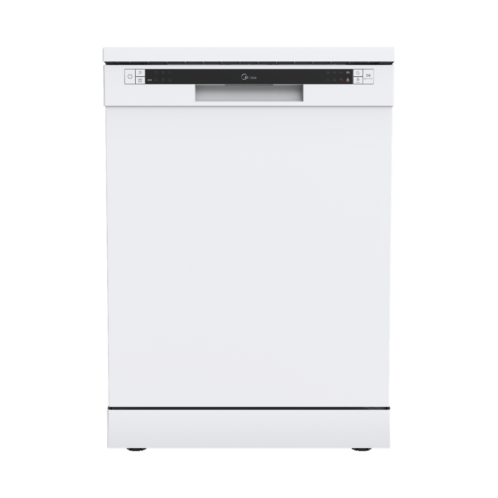 Midea 14-Place-Setting Dishwasher, White – WQP14-5201C(W)-GCC