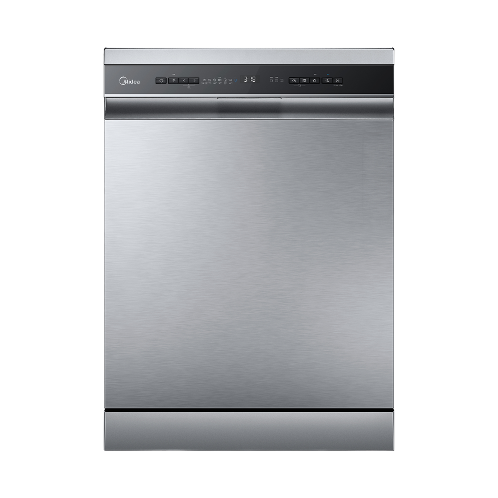 Midea 15-Place-Setting WiFi Dishwasher – WQP15-W7633D(SS)-LB