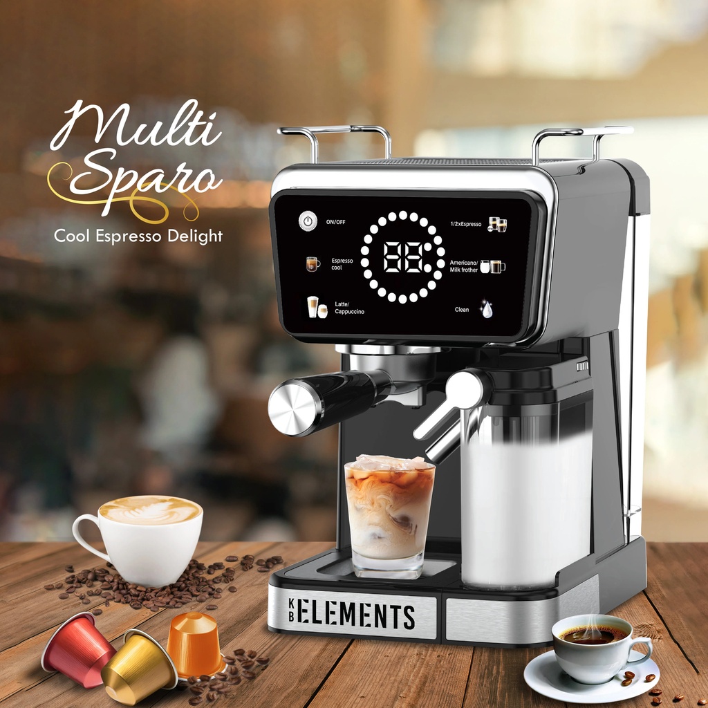 [ELK204CB] KB Elements Coffee Machine ELK204CB