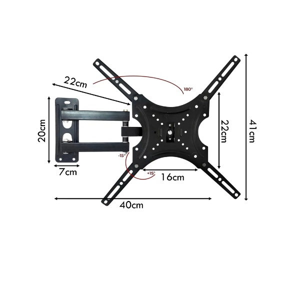 KB Elements 14–55" Wall-Mount TV Mount / Stand – HDL-117B-2