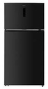 Mirage Black Glass No Frost Inverter Top-Mount Refrigerator – MR-FRN640INV-B