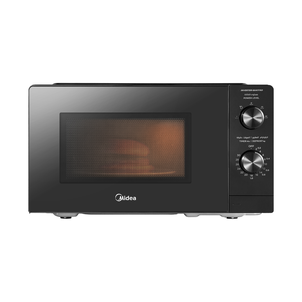 Midea 20L Solo Inverter Microwave Oven, Black – MM7P012MZ-BK