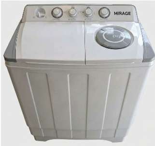 Mirage 18kg Twin-Tub Washing Machine – MG-180 W