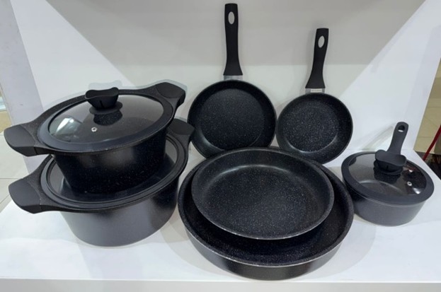 [SET 1836-BLACK] Mirage Cookware SET 1836-BLACK