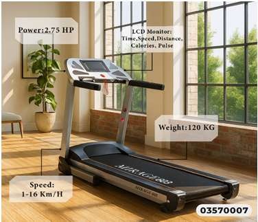 [M-603] Mirage Treadmill 120kg Max User Weight 2.75HP Fitness Machine – M-603