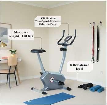 [M-401] Mirage Upright Bike 110kg Max User Weight Fitness Machine – M-401