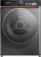 National Pro 13kg 1400rpm Inverter Washer-Dryer, Dark Silver – WD1359DDS
