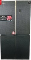 National Pro Four-Door Inverter Refrigerator, Black – FRW710DI-GTBL