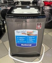 National Pro 15kg Top-Load Washing Machine, Silver – TL150JS
