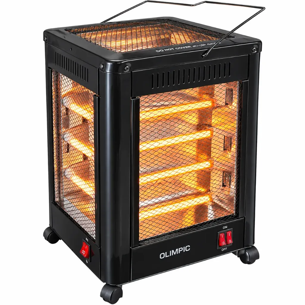 Olimpic 5 faces heater 2800W BLACK – NQ2014B